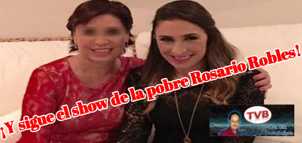 VIDEO: Â¡Y sigue el show de la pobre Rosario Robles!